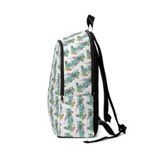Load image into Gallery viewer, Colorful Unisex Fabric Backpack - Trendy Floral Print Bag, Lightweight Travel Pack, School & Everyday Use, Great for Kids & Adults