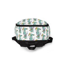 Load image into Gallery viewer, Colorful Unisex Fabric Backpack - Trendy Floral Print Bag, Lightweight Travel Pack, School & Everyday Use, Great for Kids & Adults