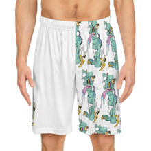 Load image into Gallery viewer, Basketball Shorts Little Monster Design
