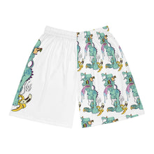 Load image into Gallery viewer, Basketball Shorts Little Monster Design
