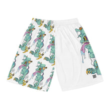 Load image into Gallery viewer, Basketball Shorts Little Monster Design
