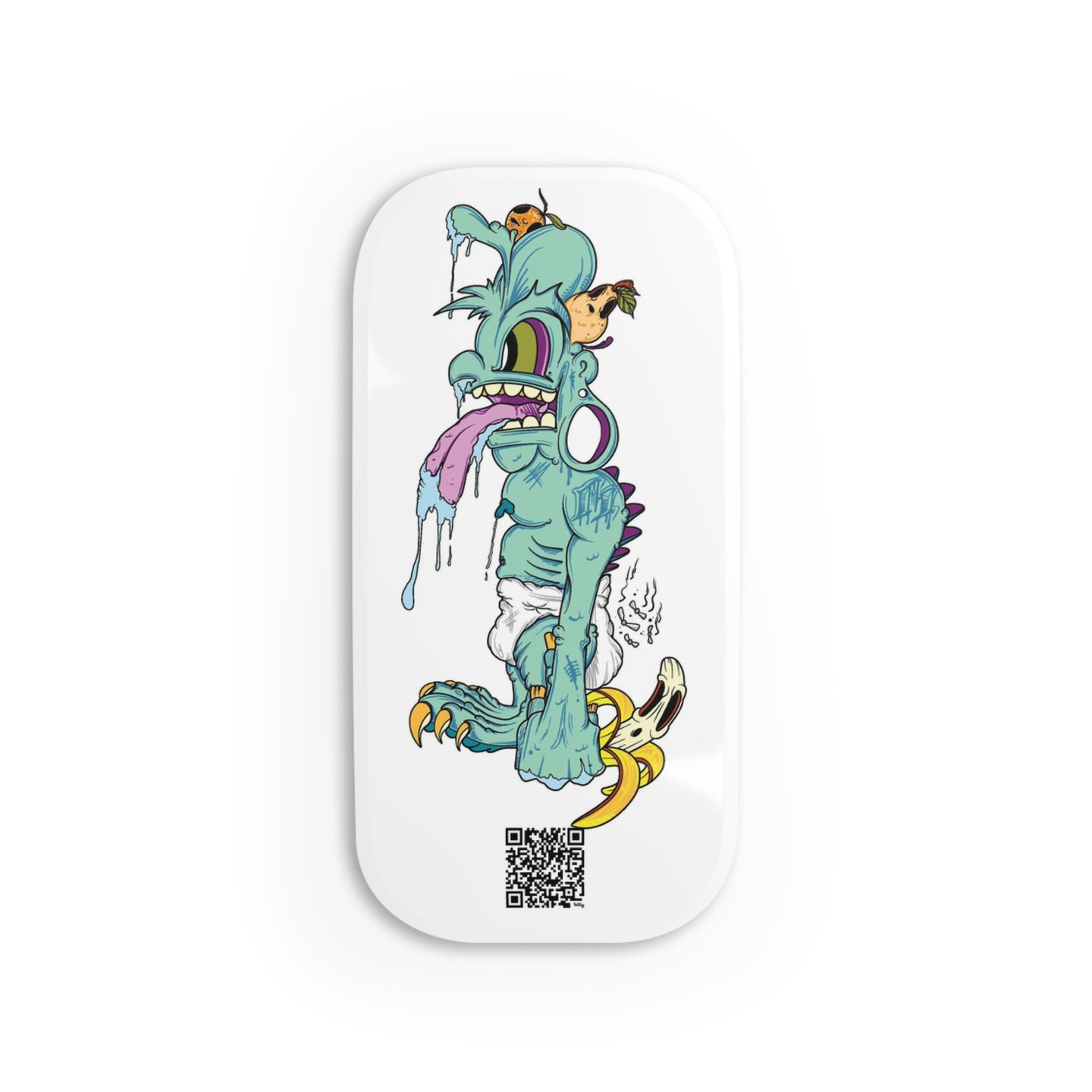 Unique Phone Grip Stand, Monster Design, Funky Phone Accessory, Perfect for Teens, Quirky Gift for Friends, Fun Tech Gadget