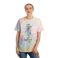 Load image into Gallery viewer, Spiral Tie-Dye Tee with Funky Design
