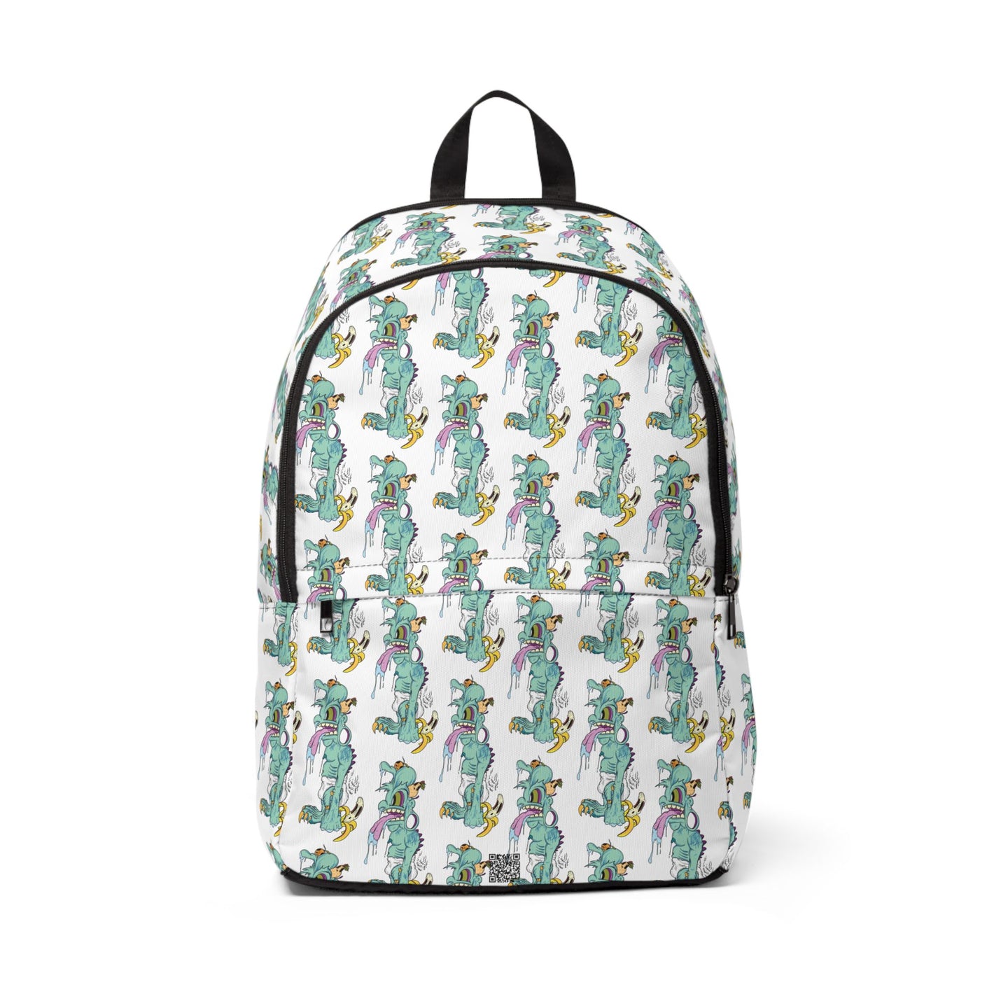 Colorful Unisex Fabric Backpack - Trendy Floral Print Bag, Lightweight Travel Pack, School & Everyday Use, Great for Kids & Adults