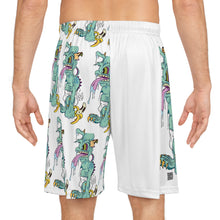 Load image into Gallery viewer, Basketball Shorts Little Monster Design

