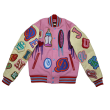 Load image into Gallery viewer, Letterman Pink/Cream
