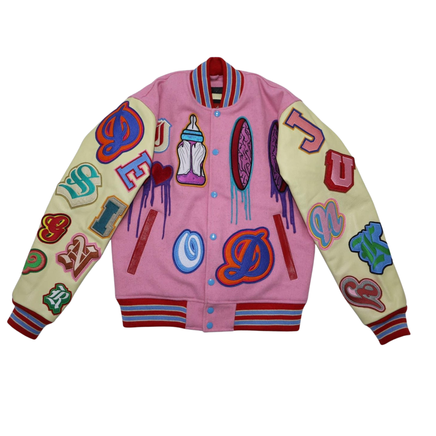 Letterman Pink/Cream