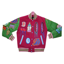 Load image into Gallery viewer, Letterman Magenta/Green
